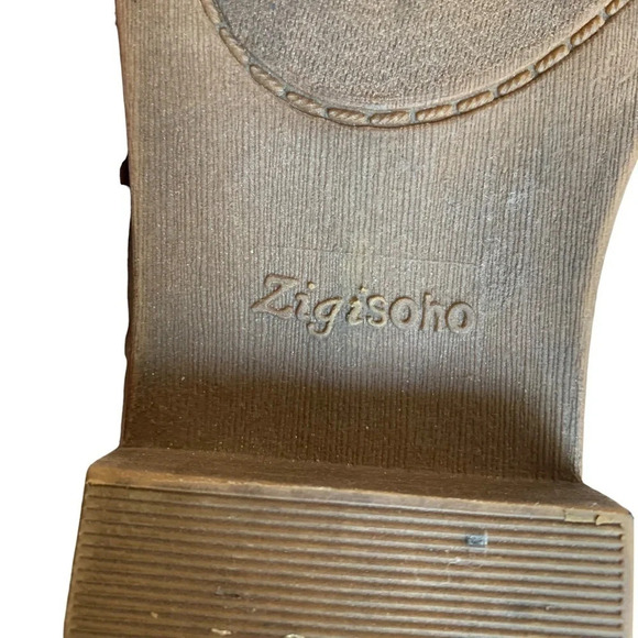 ZIGI Soho Karsten Knee High Boots Faux Suede Beige 7.5 - Picture 3 of 6